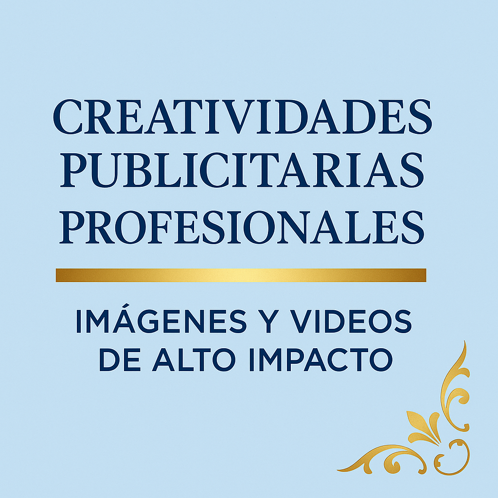 Creación de Creatividades Publicitarias – Imágenes y Videos de Alto Impacto