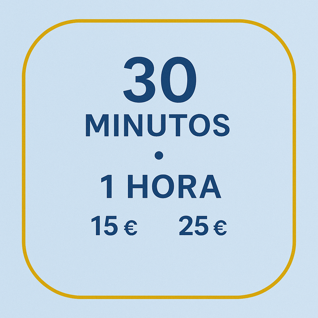 Consultoría 1:1 Personalizada — Zoom o WhatsApp